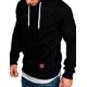 thumbnail image 1 of Sexyshine Otoño Invierno Casual Manga Larga Cuello Embudo Cuadros Jacquard Jersey Con Capucha Top Sudadera Sudaderas, 1 of 4