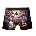 thumbnail image 2 of Spooky Halloween Night Witch Basset Hound Glowing Pumpkins All Over Print Boxer Briefs Underwear for Men Dad Bassets Dog Breed Lovers Gifts Idea - 12015, 2 of 6