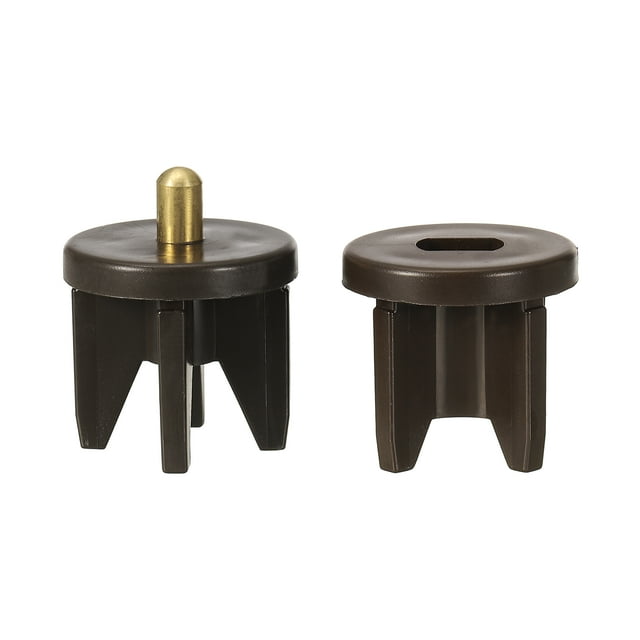 Uxcell 1Set Replacement Shade Parts Clutch Plug, 1.5 Inch Roller Blind Repair Kit Universal Blind Replacement Parts, Brown, 28mm Clutch Plug