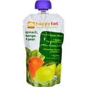 (2 pack) (2 Pack) Happy Baby Happy Tot Organic Spinach, Mango & Pear, 4.22 oz