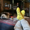 thumbnail image 2 of Chaussettes Emoji Visage de Nerd Heureux de Sock Panda - Adulte Grande Taille, 2 of 6