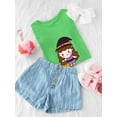 thumbnail image 3 of Cute Witch Girl W Handbag T-Shirt Toddler -Image by Shutterstock,  4 Toddler, 3 of 4