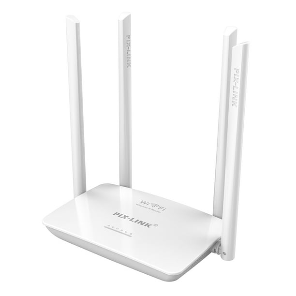 Ring tilbage Majroe Støvet LV-WR08 300Mbps Wireless Router High-speed WiFi Router with 4 External  Antennas Support WPA/WPA2 Encryption White Plug - Walmart.com