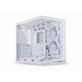 thumbnail image 1 of Lian-Li CS O11DMIV2FW Mini Tour Blanc 2x2.5SSD Ou 2x3.5HDD ATX MATX m-ITX, 1 of 7