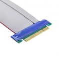 thumbnail image 5 of Xiwai Cable PCI-E Express 8X to 8x Male to Female Slot Riser Extender Card Ribbon Flexible Cable 20cm, 5 of 7