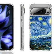 For Google Pixel 10 / 10 Pro Shockproof Phone Case, by OneToughShield - Starry Night Paris