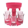 thumbnail image 4 of Dispensador de 6 vasos de chupitosoporte para vinowhiskylicorherramientas para fiestas (rosa) Ndcxsfigh Nuevos Originales, 4 of 4