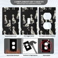 thumbnail image 3 of White Dalmatian Dogs Light Switch Cover Switch Plate Outlet Cover Plug Cover for Electrical Outlet, 3 of 6