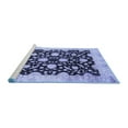 thumbnail image 2 of Ahgly Company Machine Washable Indoor Rectangle Oriental Blue Traditional Area Rugs, 4' x 6', 2 of 4