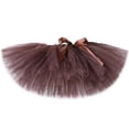 thumbnail image 3 of Falda de tul esponjosa con tutú de oso marrón para niñas pequeñas, disfraz de fiesta de animales de la jungla, ropa para niños, 3 of 5