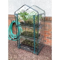 Tierra Garden 3 Shelf Mini Greenhouse 27" x 19" x 49", Lightweight
