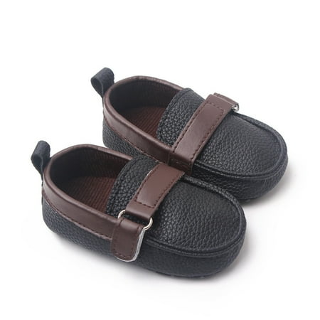 

MissiMae Infant Baby Boys Girls Loafers Sneakers PU Leather Soft Sole Prewalker Anti-Slip Shoes First Walker Shoes