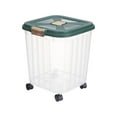 thumbnail image 2 of Bac de Rangement pour Riz, Contenant pour Aliments Secs Tasse à Mesurer, Contenant de Rangement pour Riz, Bac Porte-Aliments avec Roulettes pour Armoire, Armoire Cuisine Grains 25 kg, 2 of 8