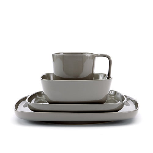 Karo Ensemble de Vaisselle 16 Pcs Taupe