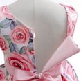 thumbnail image 4 of 2-9T Girl One Shoulder Bowknot Formal Party Wedding Flower Party Dress, 4 of 5