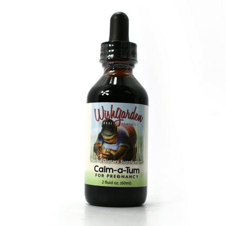 WishGarden Herbal Remedies WishGarden Herbs — Calm-A-Tum Herbal Formula for Morning Sickness During Pregnancy — Gluten Free — 2 oz