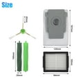 thumbnail image 6 of Robot Replacement Accessories Fit for iRobots Roomba i7 i7 Plus i6 i8 E5 E6 E7 Vacuum Cleaner, 1 Set Rubber Brush, 6 Replacement Filters, 6 Side Brushes, 3 Vacuum Dust Bags, 6 of 8