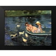 thumbnail image 2 of Cassatt, Mary 18x15 Black Modern Framed Museum Art Print Titled - Summertime II 1894, 2 of 5