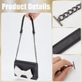 thumbnail image 3 of 5pcs 5 colors Imitation Leather bag Straps with Iron Curb Chain & T-Bar Clasp Mixed color 86~87.6x2cm 1pc/color, 3 of 9