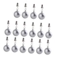 thumbnail image 3 of Luzkey Balles de Poids pour Rideaux, Poids pour Draperies, Cintres Robustes, Pendentifs pour Drapeau de Jardin, Rideaux de Douche, Patio, Intérieur Extérieur, Pergola, 16 Pcs, 3 of 8