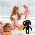 thumbnail image 4 of Lindo Juguete De Peluche Perro Muñeco De Peluche Negro Dibujos Animados Animal Juguete Regalos Para Niños Adultos Serendint FN005870-00, 4 of 6