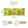 thumbnail image 2 of KLL Ultra Soft Microfiber Body Pillow Cover/Pillowcases 20"x54" with Hidden Zipper Closure-Cartoon Turtles 1, 2 of 5