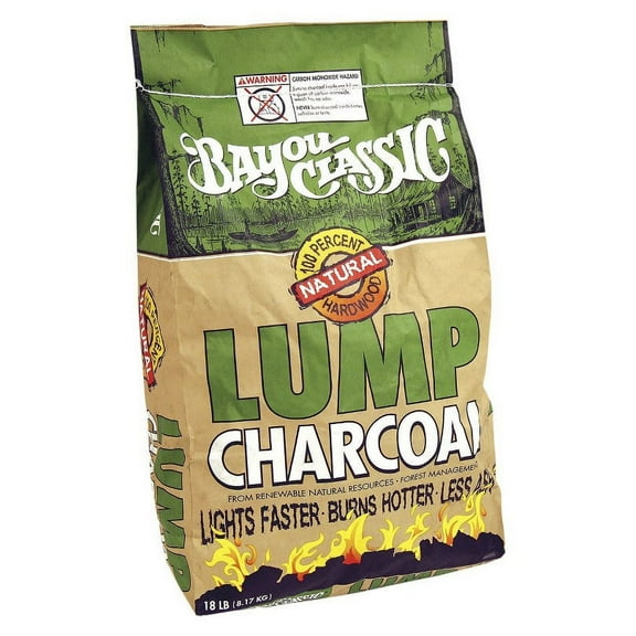 Bayou Classic 500-418 Charcoal Lump, 18 lbs