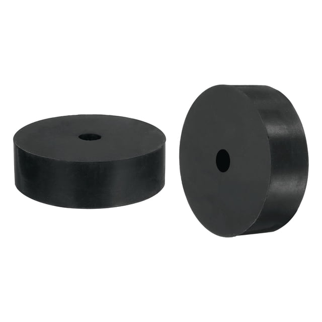 2Pack Thick Rubber Spacer, 3-1/8 Inch OD x 1/2 Inch ID x 1 Inch Thickness