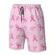 thumbnail image 4 of Balery Breast Cancer Awareness 1 Traje de Baño Estilo Hawaiano para Hombre, Shorts de Secado Rápido con Bolsillos-Large, 4 of 6