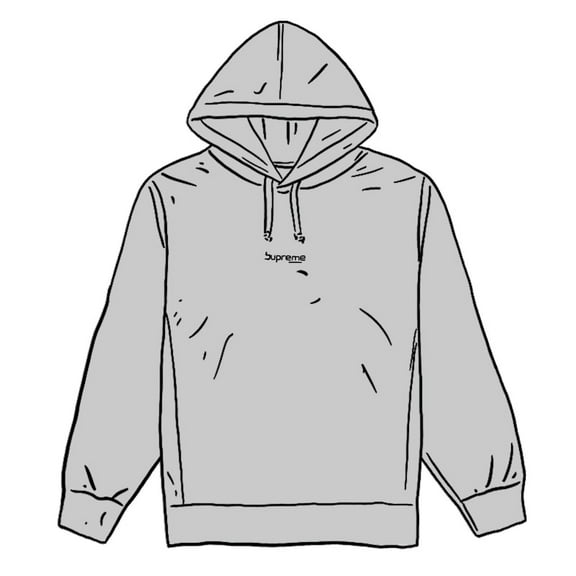 Supreme Men's Digital Logo Hooded Sweatshirt Heather Grey, from StockX