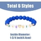 thumbnail image 2 of 6 pulseras azules para hermana mayor y hermana menor, pulsera elástica con cuentas redondas, pulsera de moda, pulsera de amistad, regalos de cumpleaños., 2 of 7