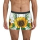 thumbnail image 1 of Balery Sunflowers (2) Calzoncillos bóxer para hombre, ropa interior de algodón suave y transpirable con cinturilla de nailon-Medium, 1 of 5