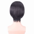thumbnail image 3 of Peluca corta para cosplay, estilo Bob, color negro, 30 cm, resistente al calor, 3 of 3
