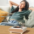 thumbnail image 6 of Retro Bluetooth Speaker, Wireless Speakers with Bluetooth Desktop CD Player, Portable Record Player Vintage Turntable Design & Lighting Music Decor Gifts for Friends, 6 of 9
