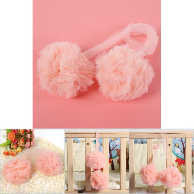 Delicate Handmade Flower Ball Pendant for Baby Bed Net, Bedroom Decor, Photography Props, Unique,Gift