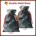 thumbnail image 2 of Naloa Cloud White Dragon Drawstring Christmas Bags, 3D Xmas Gift Bags, Christmas Wrapping Bags, Xmas Goodie Bags, Treat Pouch Bags, Party Favor Bags-Medium, 2 of 9