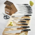 thumbnail image 2 of The Pioneer Woman 14-Piece Knife Block Set Stainless Steel Knives with Ergonomic Handle, Black, 2 of 18
