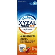 Xyzal Children's Oral Solution, 24-Hour Allergy Relief for Kids, 5 fl Ounces
