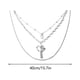 thumbnail image 3 of Xihbxyly Collar de Perlas y Letras con Costuras Geométricas Multicapa para Mujer, 3 of 4