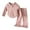 Pink, variant on fatyb Girls Tracksuit 2 Piece Long Sleeve Button Neck Hoodies Wide Leg Sweatpants Kids Sweatsuit Outfits