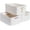 Off White, variant on Large Storage Baskets for Shelves, Closet Organizers Bins for Clothes Blanket Towels, Baby Nursery, Toy Baskets Box, Woven Rope Baskets