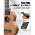 thumbnail image 2 of Ukelele Donner Soprano de madera de caoba de 21 pulgadas con kit para principiantes, 2 of 8