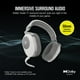 thumbnail image 4 of Auriculares para juegos Corsair HS65 inalámbricos con Bluetooth, color blanco, 4 of 8