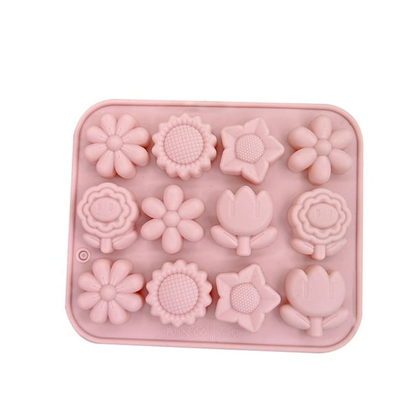 Moldes de silicona para chocolate, hojas de rosa, caramelos, pasteles, jabón, gelatina y velas: perfectos para postres DIY