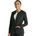 thumbnail image 4 of Cherokee Atmos Warm Up Scrubs Jacket For Women Zip Front CK356A, 4 of 5