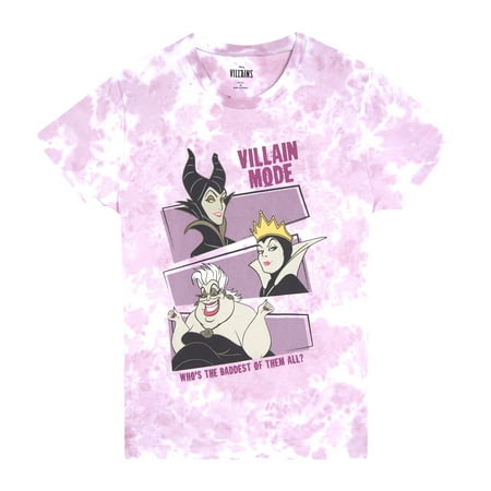 Disney Villains Evil Queen Maleficent Ursula Matching Family T-Shirt Tie Dye Adult