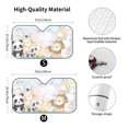 thumbnail image 3 of Bingfone Cute Animals Car Windshield Sun Shade Protector Keep Your Vehicle Cool Sun Shield Visor Cover Foldable For Car Truck Suv-Small, 3 of 9