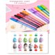 thumbnail image 2 of 12 Colors Nail Art Pens Set - Nail Polish Pens Graffiti Nail Dotting Tools Acrylic Paint Pens Drawing Painting Point Liner Pen for Nails Art Design Manicure Nail Pens for Home & Salon DIY, 2 of 5