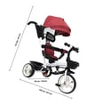 thumbnail image 2 of Triciclo para niños, cochecito de niño, triciclo para bebé, triciclo para bebé, cochecito de bicicleta, cochecito triciclo, 2 of 7