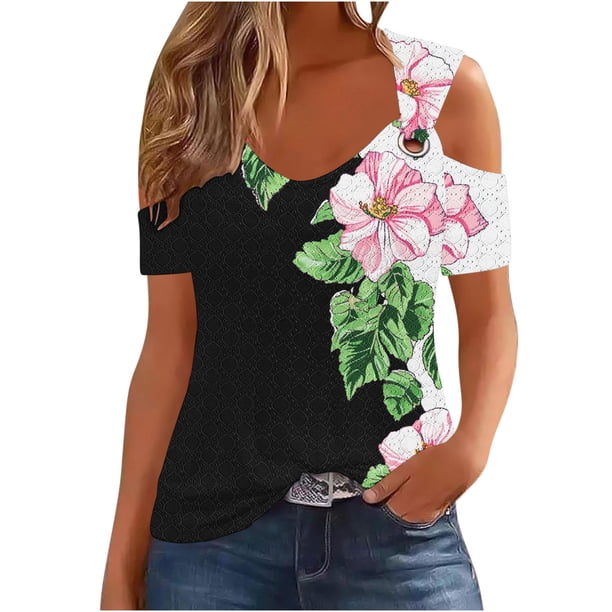 Usted Es Más Que una Camisa de Puntuación de Prueba sin Posicionamiento Impreso Cuello en V Top Suelto, Blusa Sexy Casual de Poliéster, Lavado de Manos